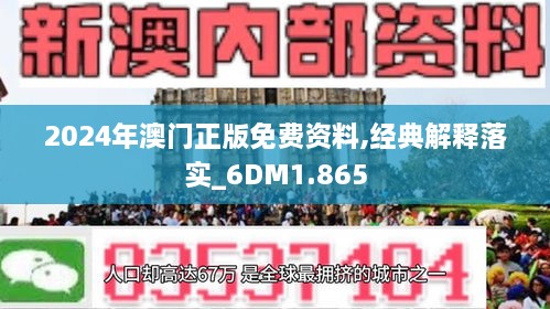 2024澳门正版免费精准资料--精选解释解析落实